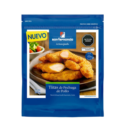 Tiras de Pechuga de Pollo San Fernando 300g
